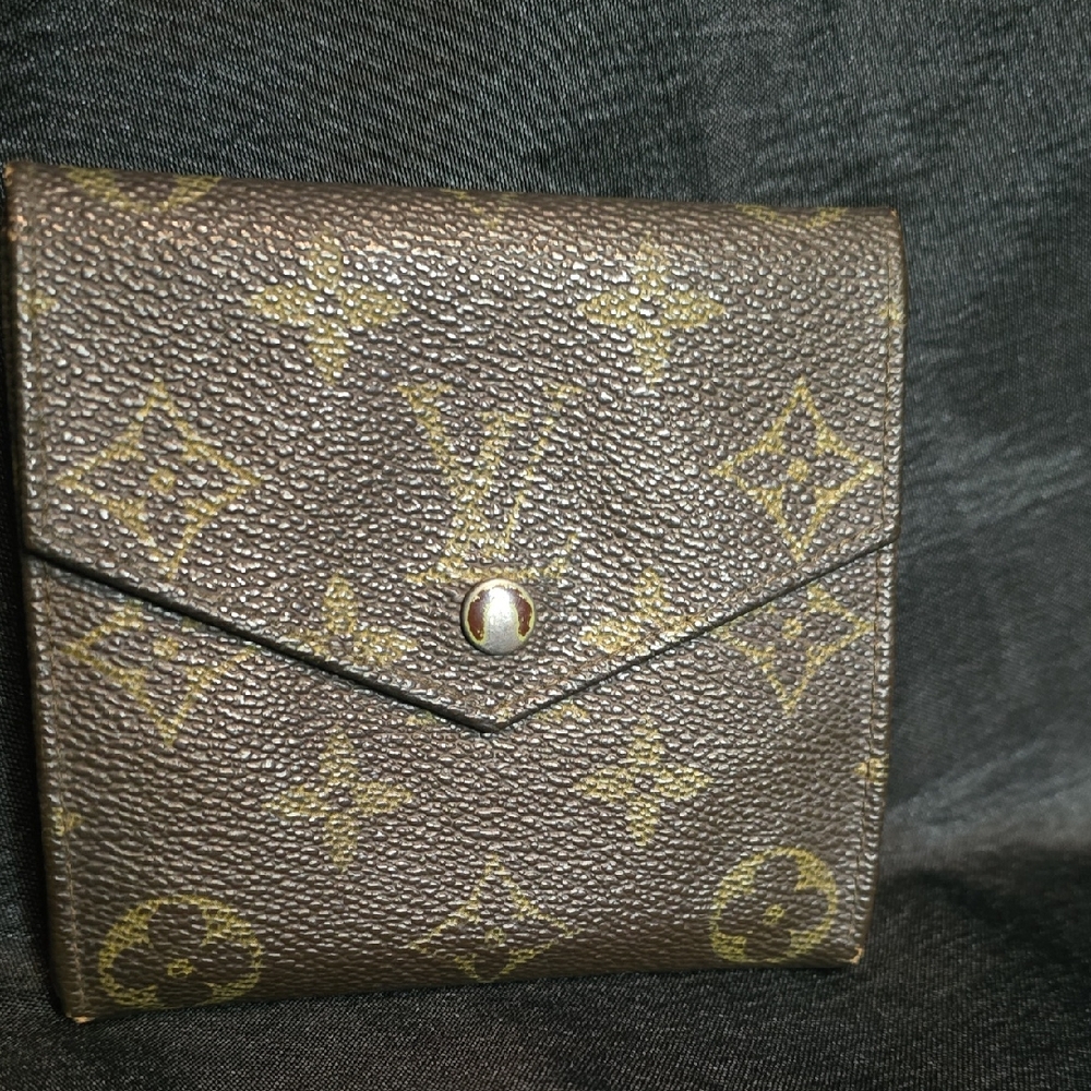 Louis Vuitton Brown and Gold Monogram Wallet